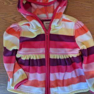 Girls Old Navy Fleece Jacket Size 18-24 Months